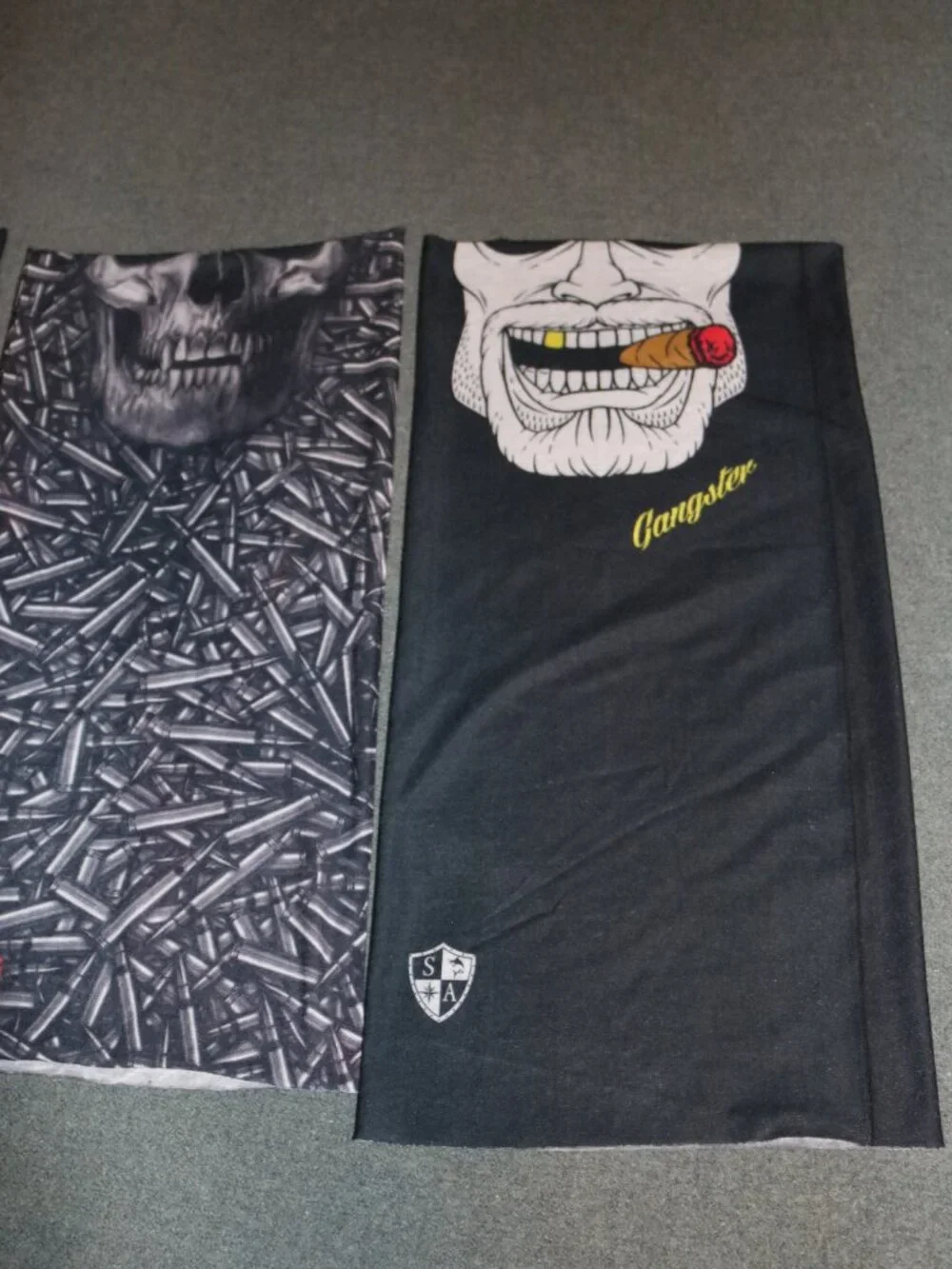 Neck Gaiter Bandana Lot - SA Company Tubular Face Sheild Skull Joker Gangster